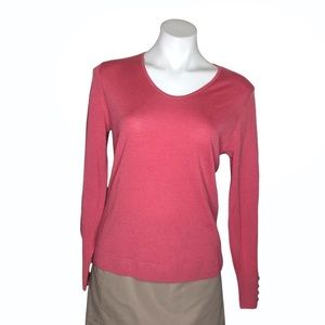 Talbots Petite Large Pure Merino Wool Pullover Top